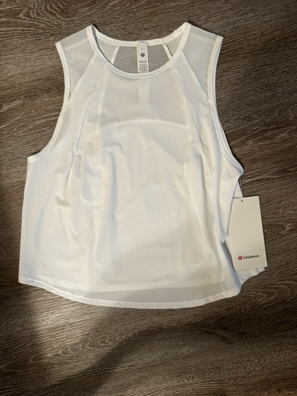 lululemon athletica Women's White Athletic Tank Top